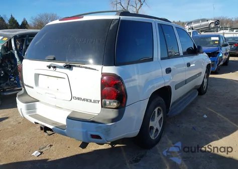 2004 Chevrolet Trailblazer Ls z USA, uszkodzony, nr VIN 1GNDT13S642311347